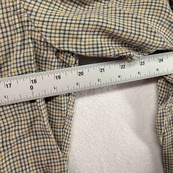 J Crew Shirt Men's Small Brown Linen Baird Mcnutt Irish Point Houndstooth NEW - Picture 5 of 12